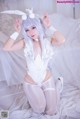 G44不会受伤 Cosplay 碧蓝航线 恶毒皮肤 懒懒的白兔 P17 No.7bc51e