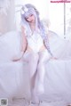 G44不会受伤 Cosplay 碧蓝航线 恶毒皮肤 懒懒的白兔